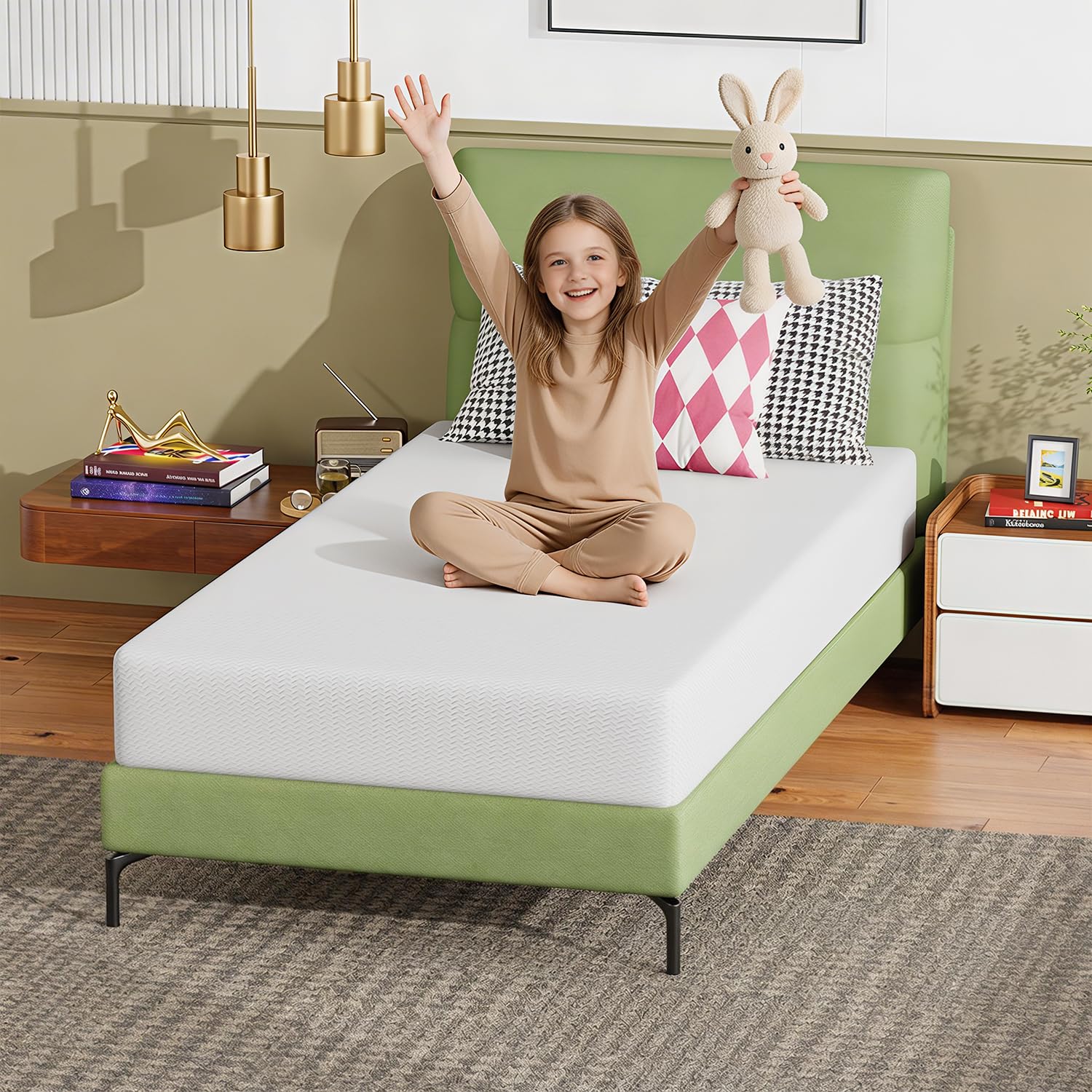 FDW breathable foam promotes airflow for cool, comfortable nights.