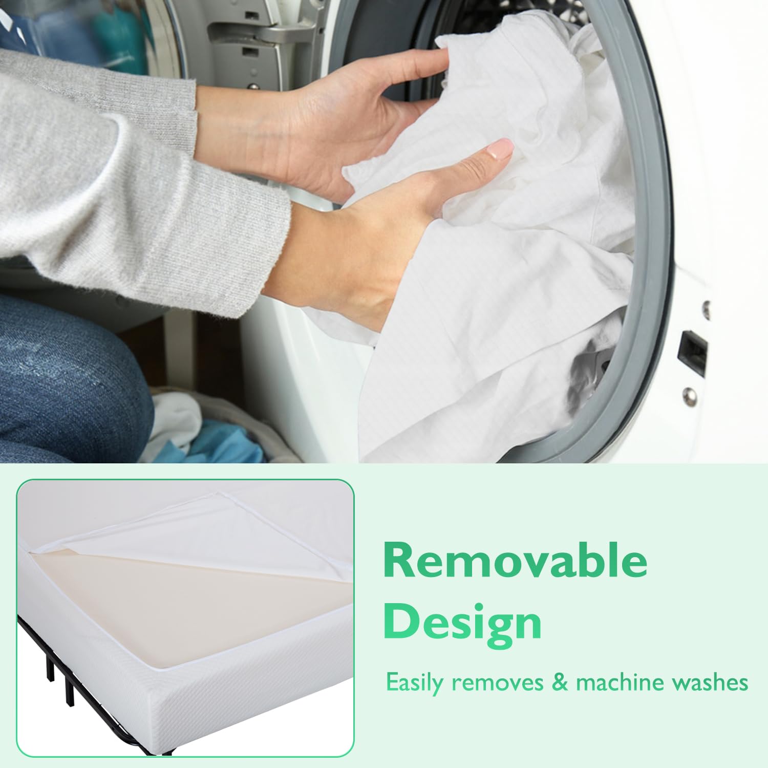 FDW removable cover is washable for easy maintenance.