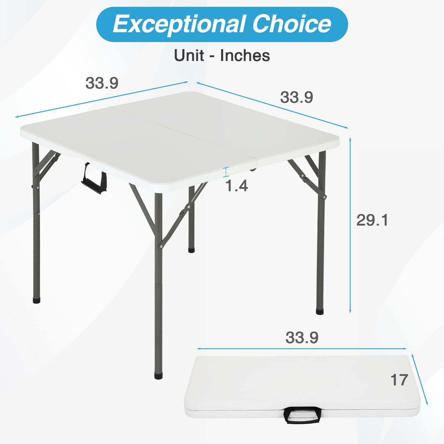 FDW powder-coated steel frame ensures durability for events and gatherings.