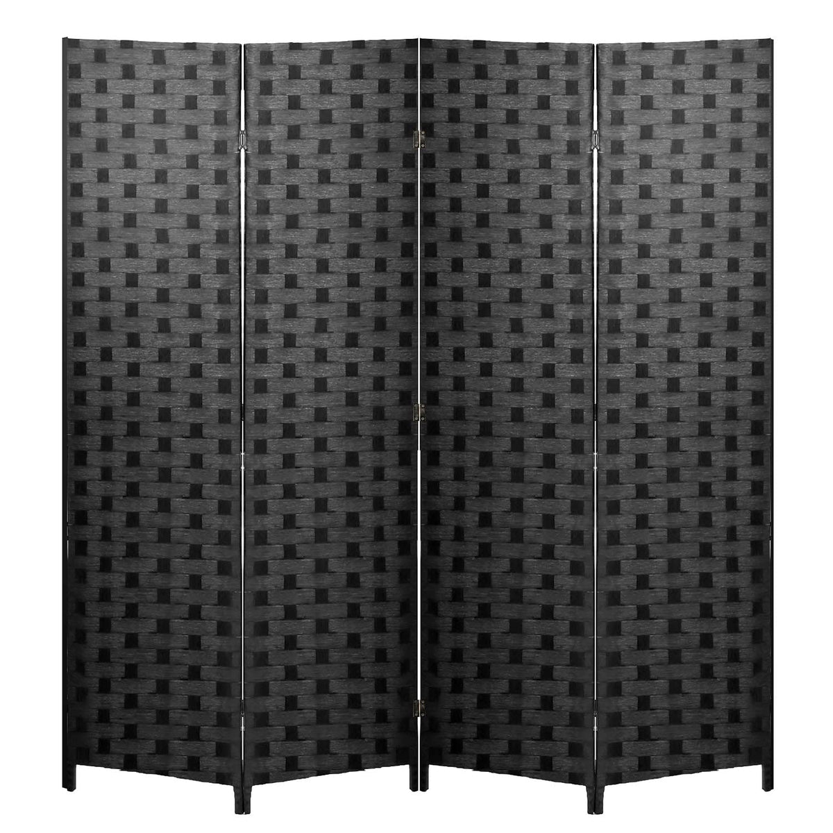 FDW four-panel wood screen showing versatile room separation