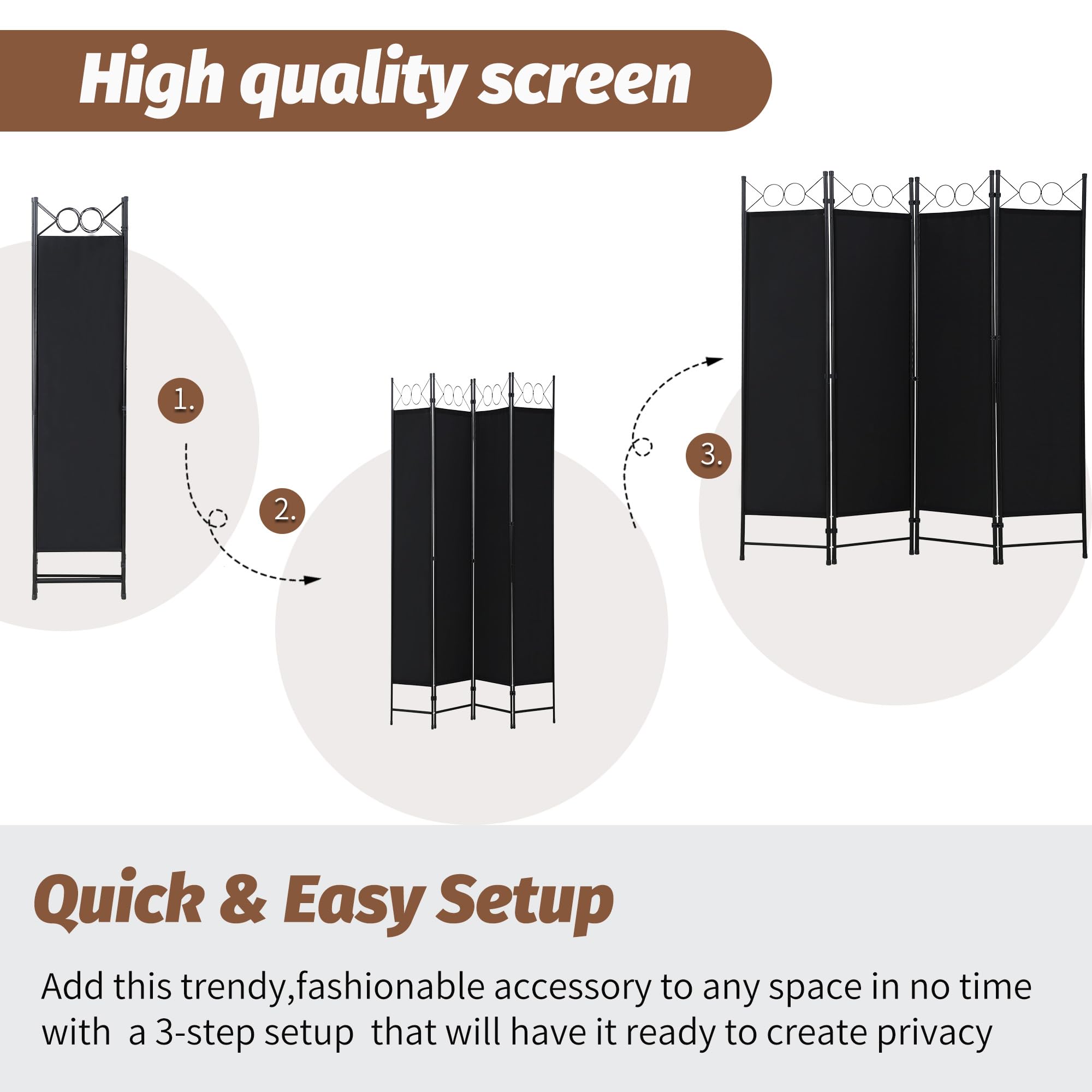 FDW room divider with designer finish complements modern interiors and defines zones.