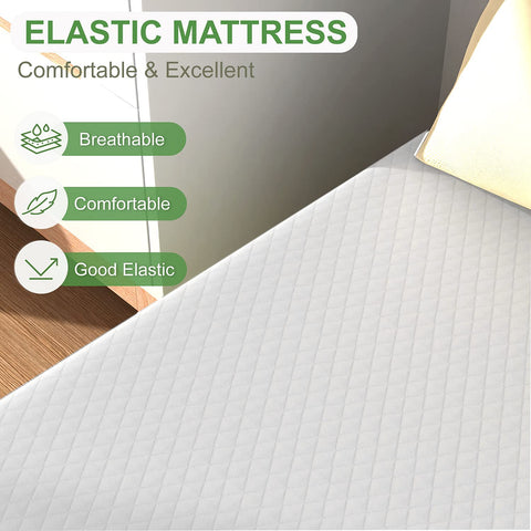 FDW twin mattress with a ventilated cover for airflow and easy cleaning.