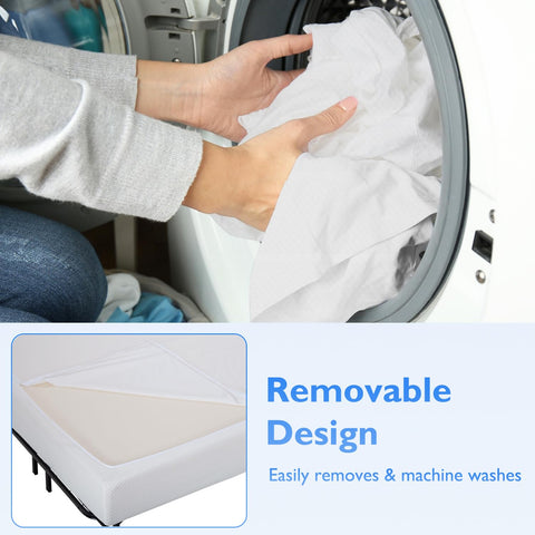 FDW 5-inch gel foam mattress base core provides durable support.
