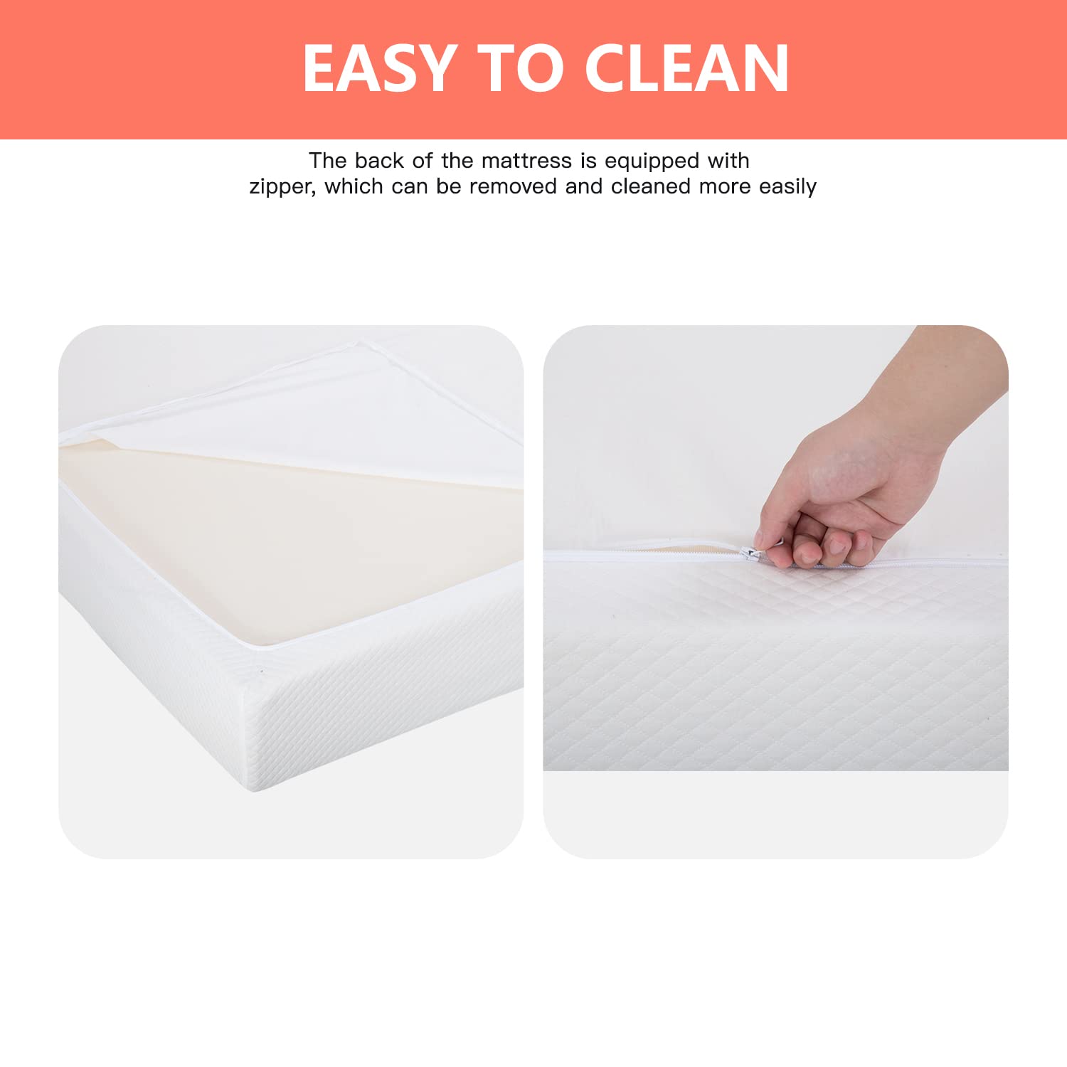 FDW ventilated gel foam promotes airflow for cooler nights
