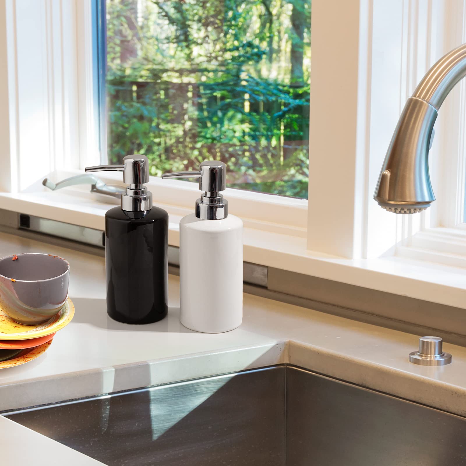 FE 2 pack ceramic dispensers for shared spaces