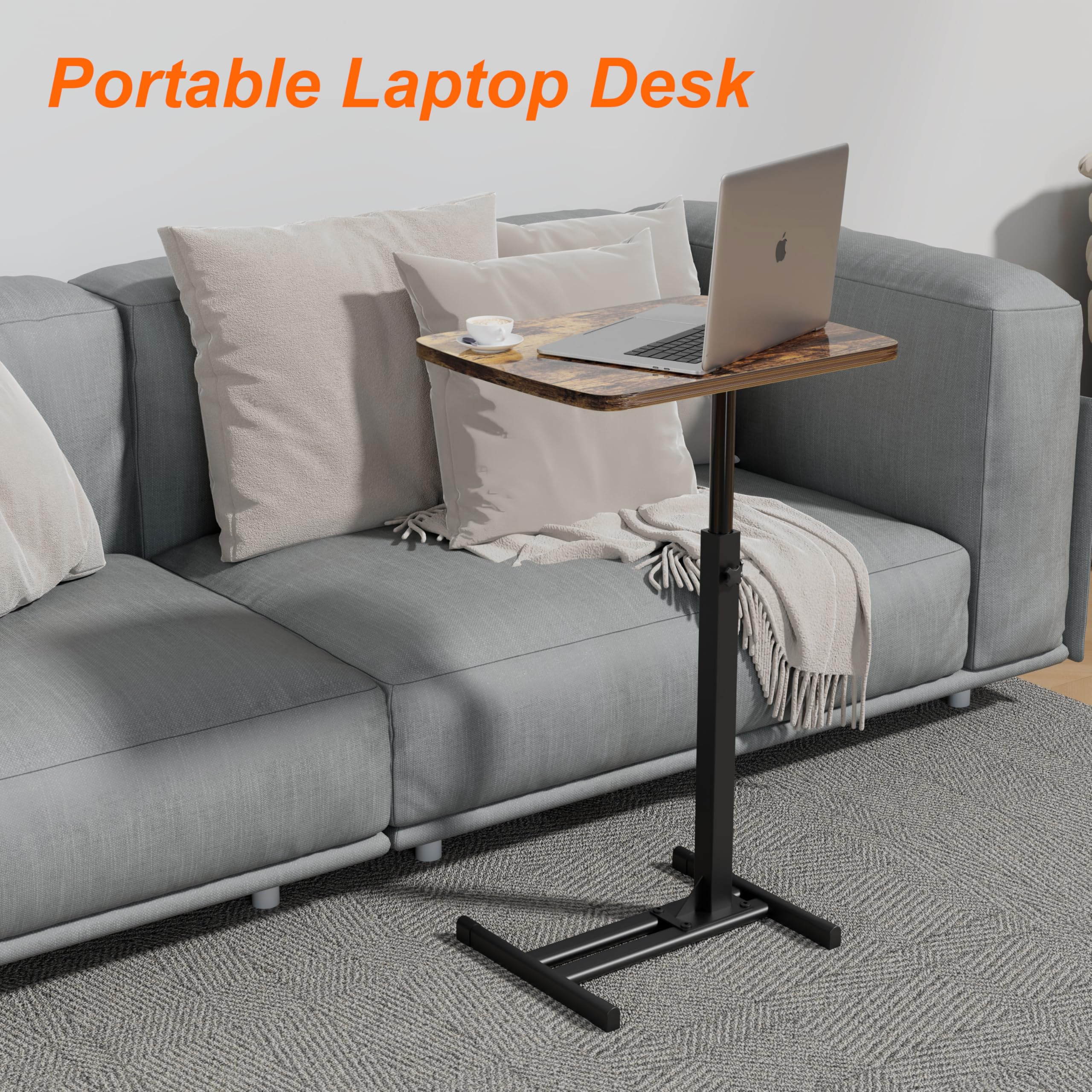 Fealarfaith table features a 360-degree swivel desktop for multitasking.
