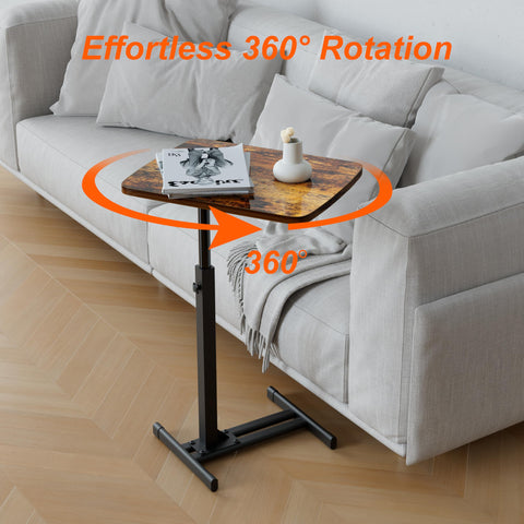 Height adjustable Fealarfaith tray table from 16 to 25 inches.