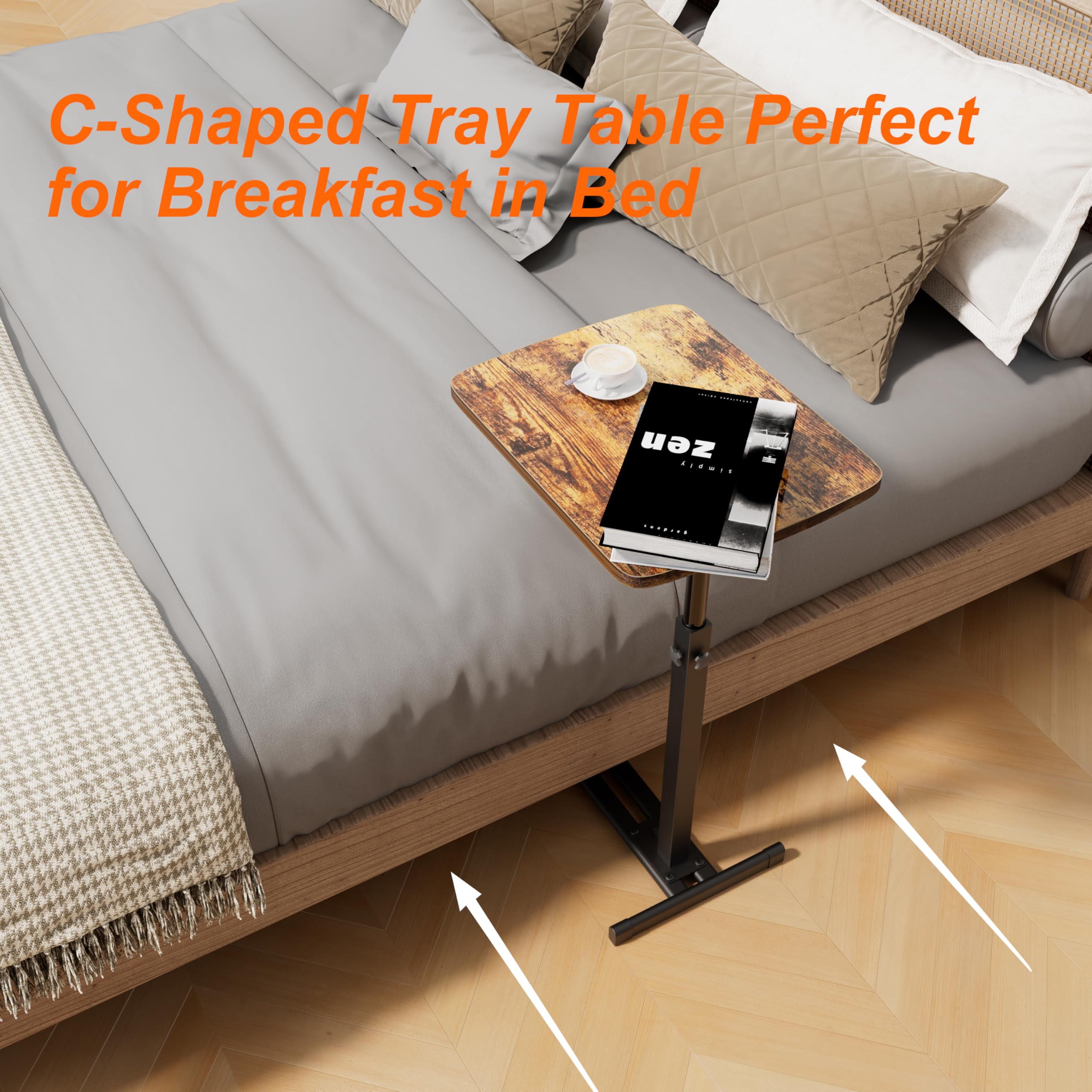 Multifunctional Fealarfaith tray as breakfast-in-bed and laptop desk.