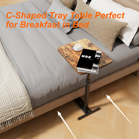 Multifunctional Fealarfaith tray as breakfast-in-bed and laptop desk.