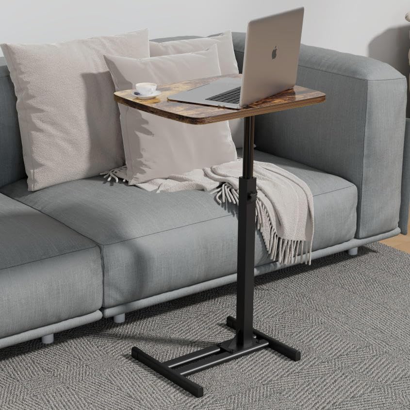 Fealarfaith TV tray with a stable steel base for bed meals.