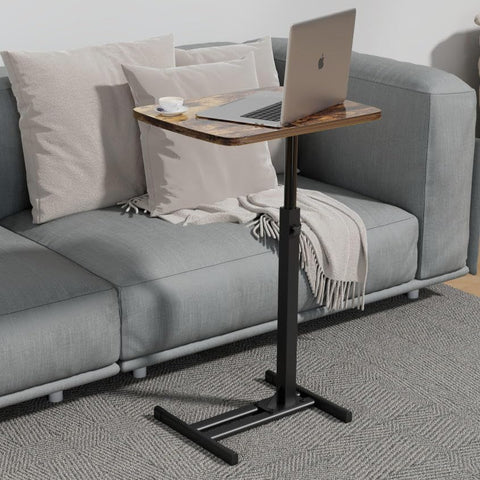 Fealarfaith TV tray with a stable steel base for bed meals.