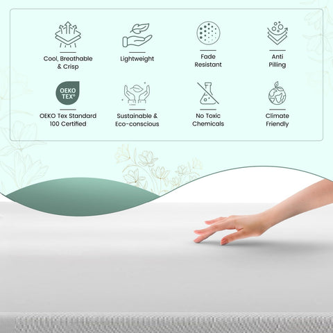 Feather & Stitch New York breathable bed set demonstrates all-season comfort and airflow