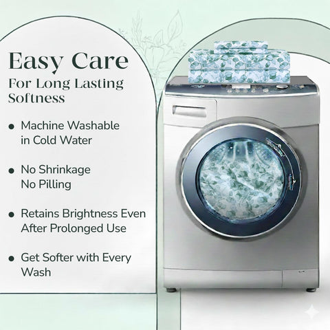 Feather & Stitch New York easy-care care instructions for long-lasting softness