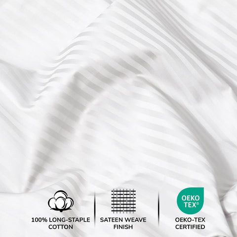 Feather & Stitch New York hem details bedding add subtle luxury.