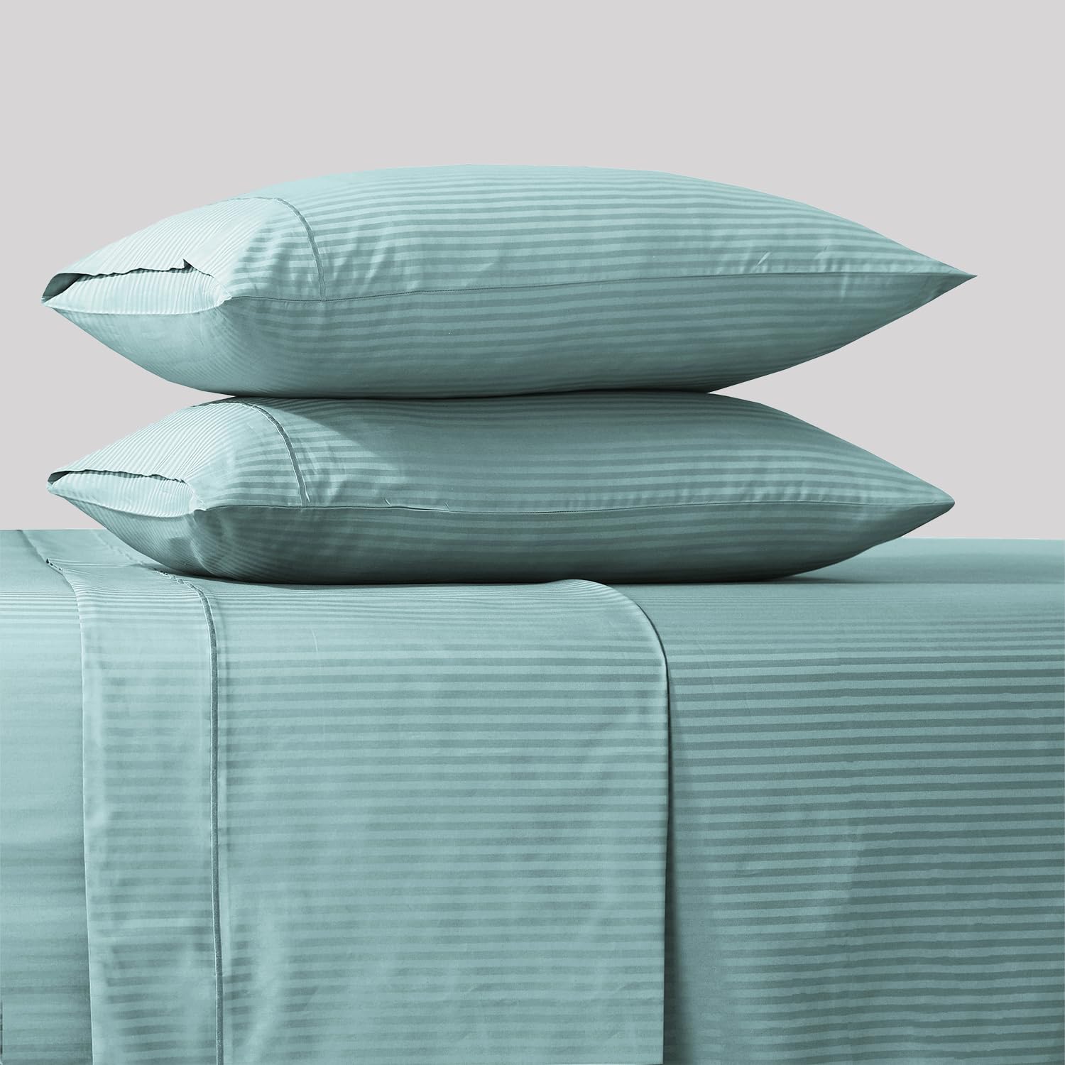 Feather & Stitch New York king fitted sheet; 18-inch deep pockets for secure fit