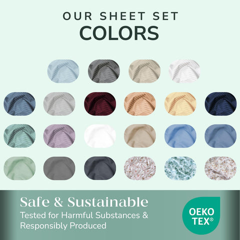 Two pillowcases from Feather & Stitch New York for coordinated presentation