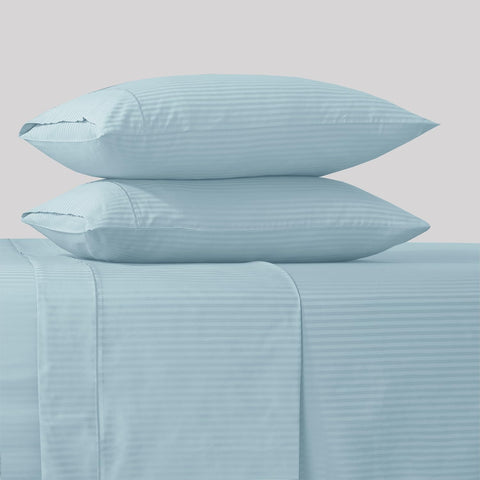 Feather & Stitch New York queen fitted sheet fully elasticized 18-pocket secure fit