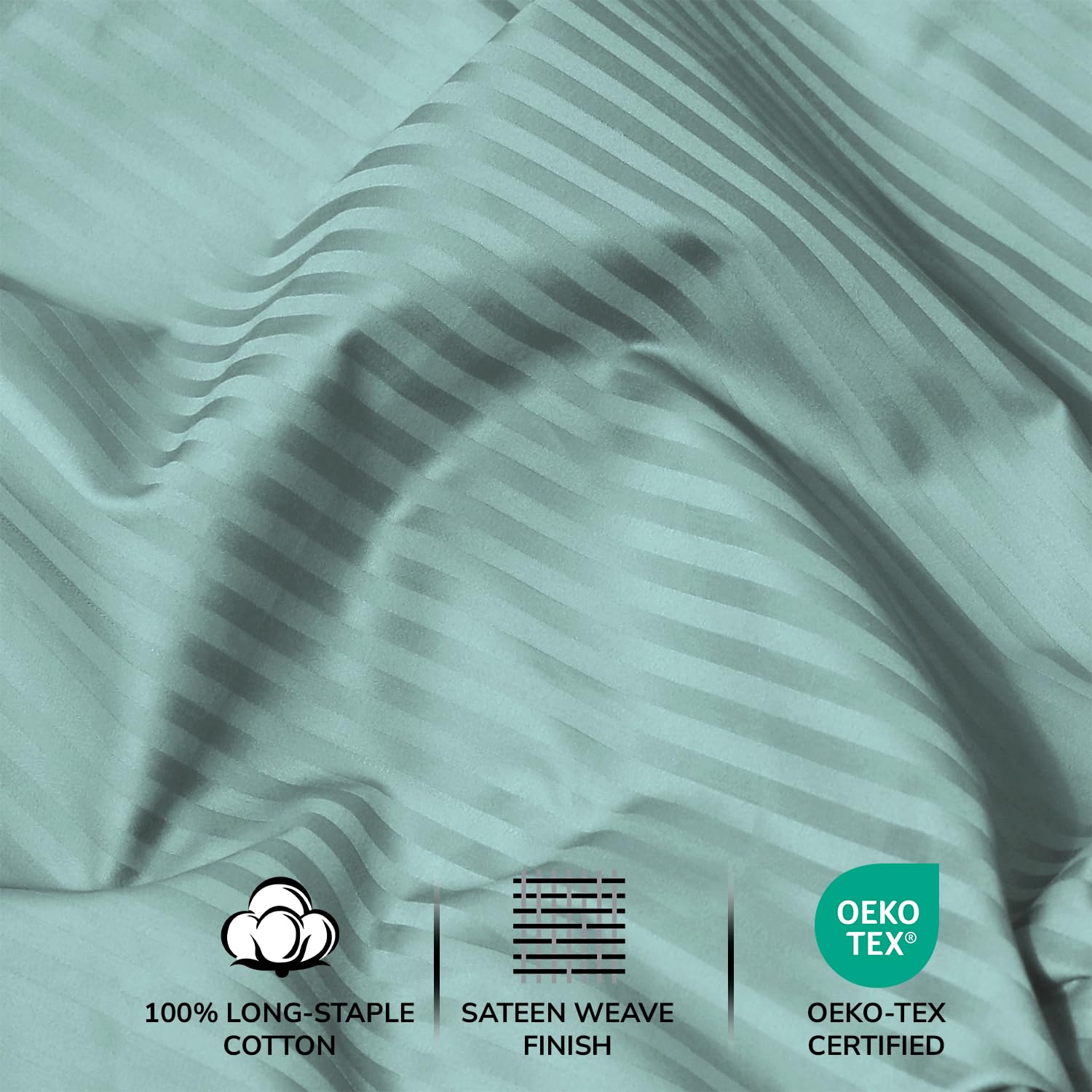 Feather & Stitch New York queen flat sheet layout