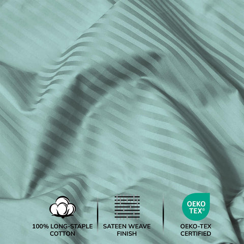 Feather & Stitch New York queen flat sheet layout