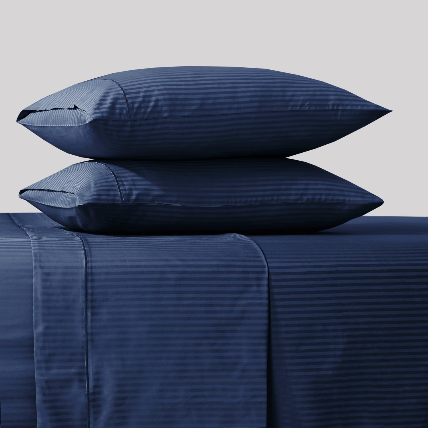 Feather & Stitch New York 500TC cotton fabric — breathable, durable daily sheets.