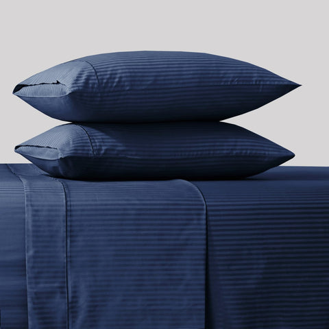 Feather & Stitch New York 500TC cotton fabric — breathable, durable daily sheets.