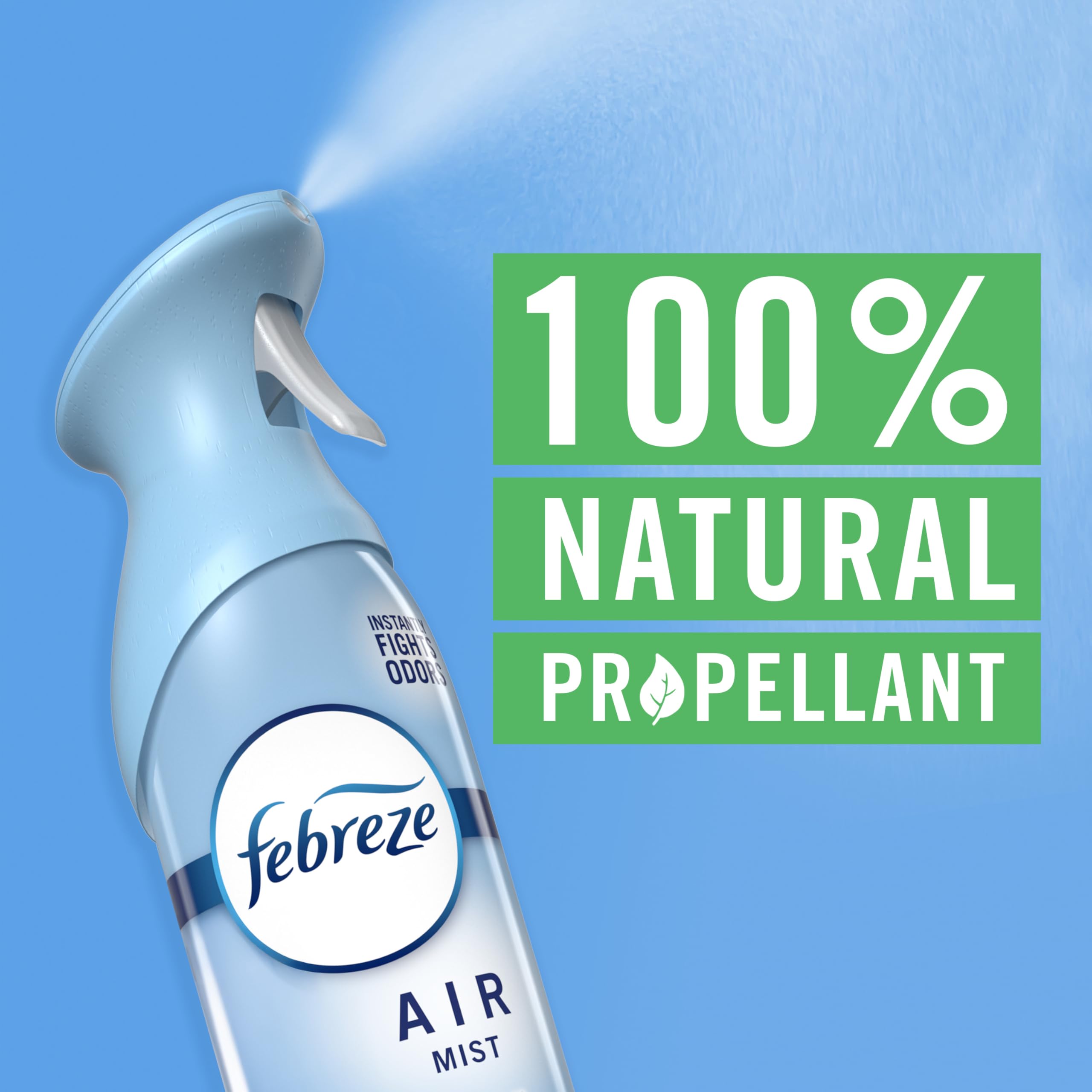 Febreze Air Mist room deodorizer for quick refresh in spaces.