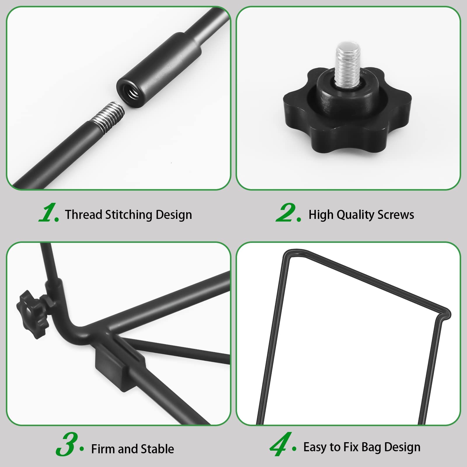 FEED GARDEN bag holder suitable for camping and outdoor tasks.