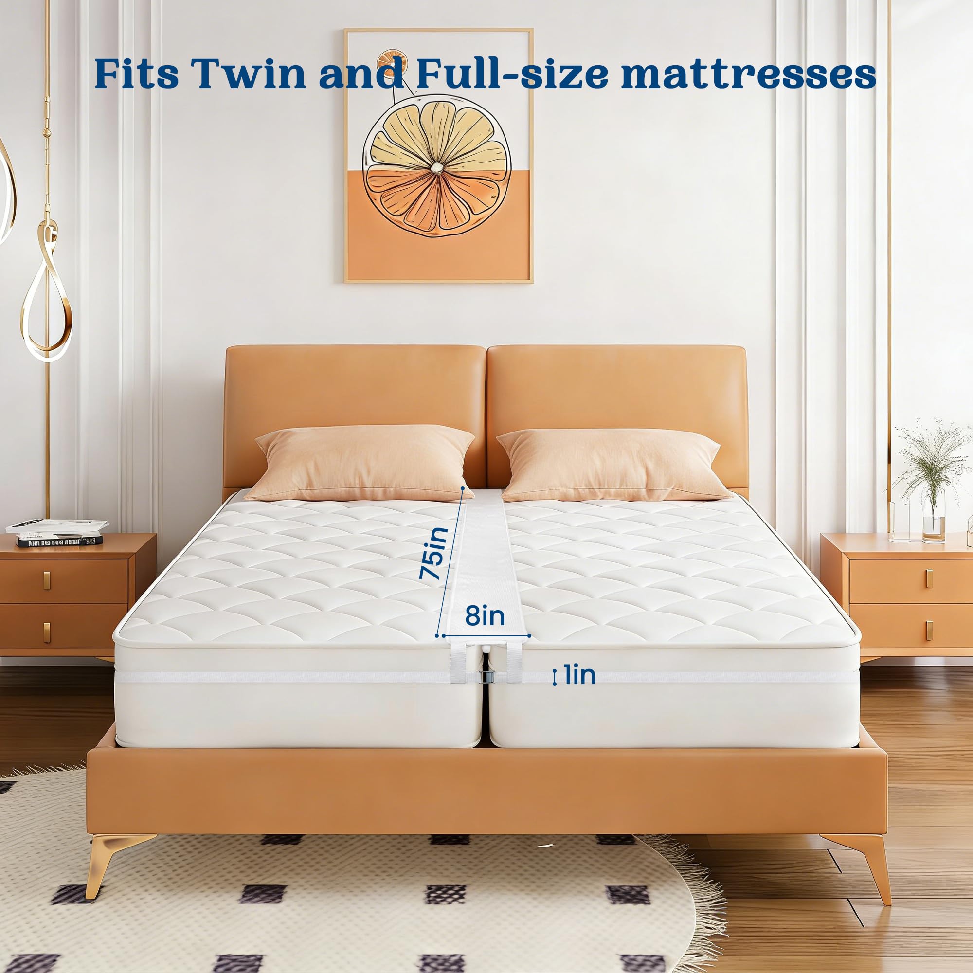 FeelAtHome reinforced stitching ensures long-lasting shape under nightly use.