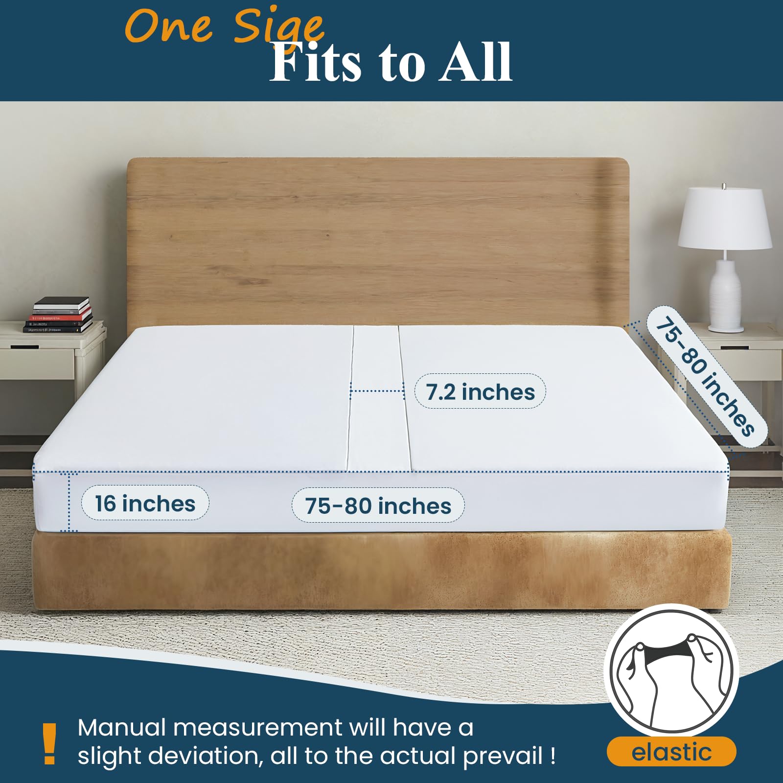 FeelAtHome secure strap setup stabilizes mattresses together all night.