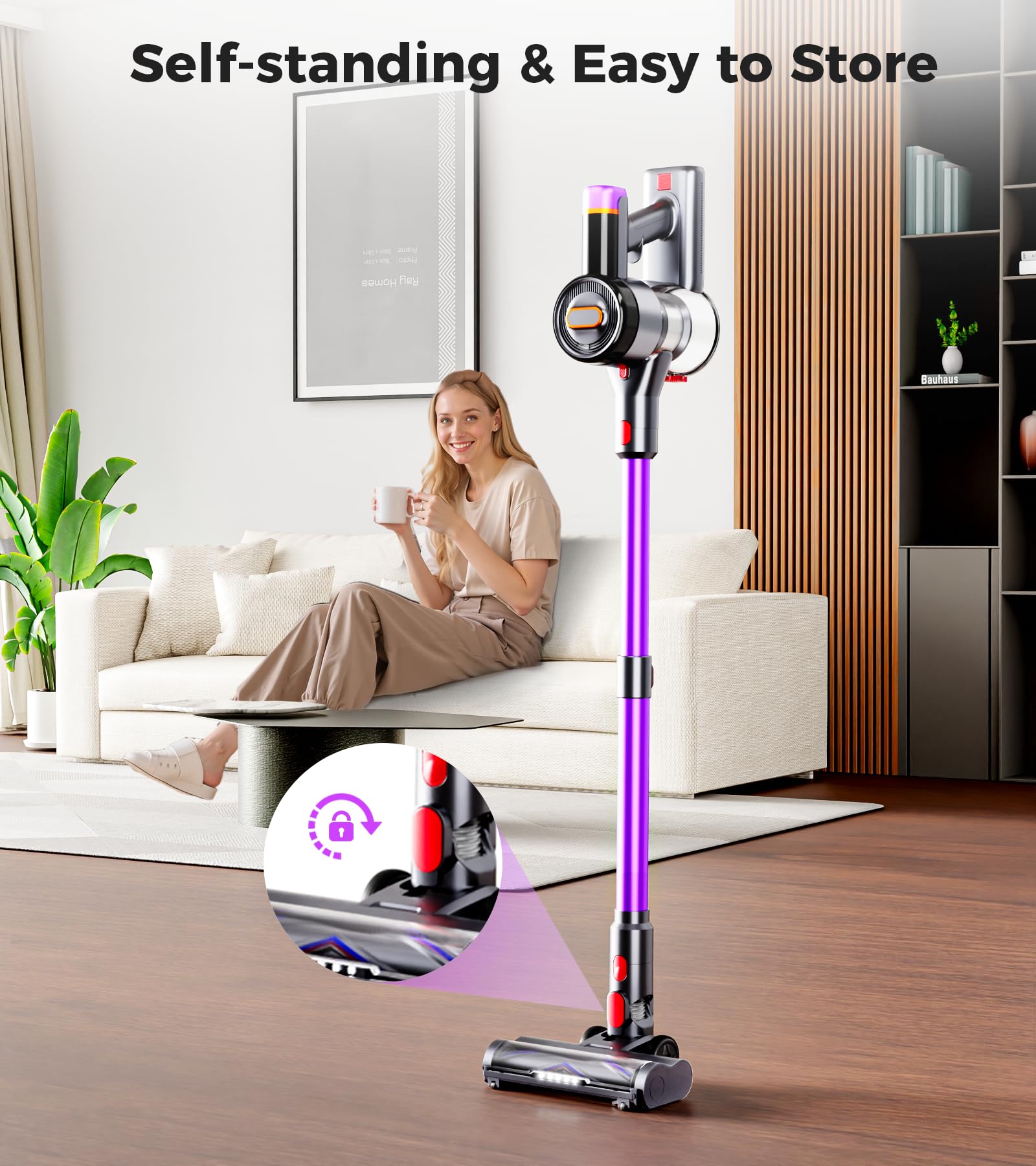 Feetis 60-minute runtime supports extended cleaning sessions