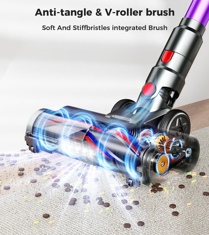 Feetis self-standing vacuum stands upright for easy parking