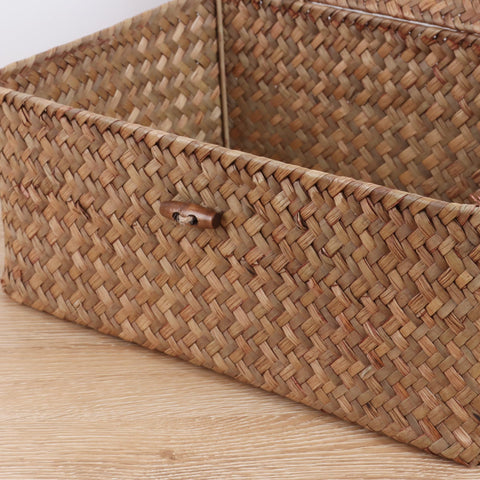 FEILANDUO storage basket lid buckle keeps items secure and clean