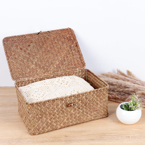 FEILANDUO storage bin for closet organization and desk shelf decluttering