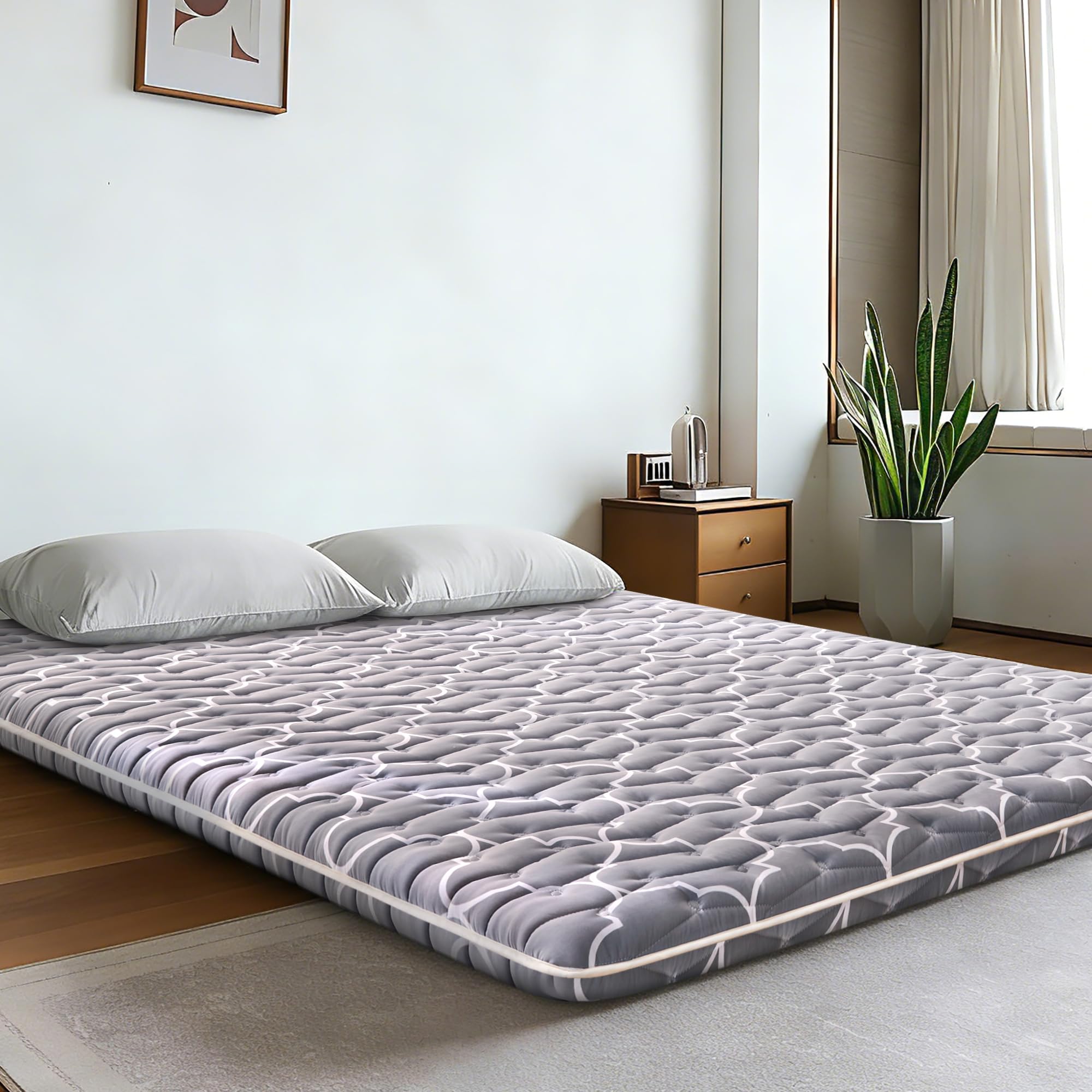 Feisaibaoly 6th Gen futon in a dormitory scene offering compact sleeping option.