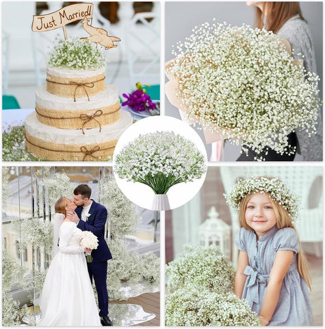 FelineFold Babys Breath 120pcs bouquet assembly idea demonstrates versatile decor options.