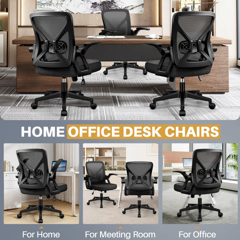 FelixKing Office Chair back view highlighting lumbar support and slim profile for posture.