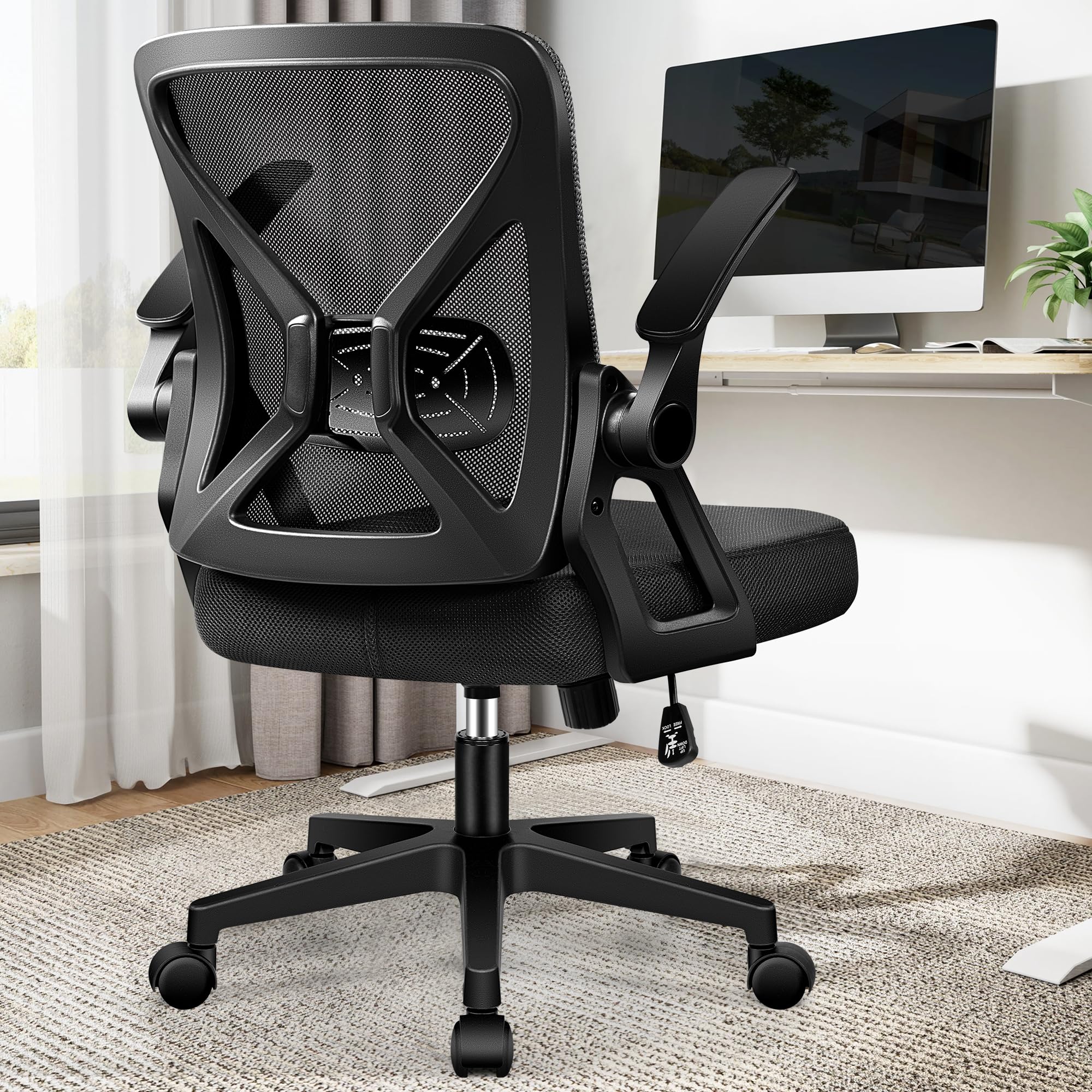 FelixKing Office Chair base-durability shows sturdy five-star base and safety features.