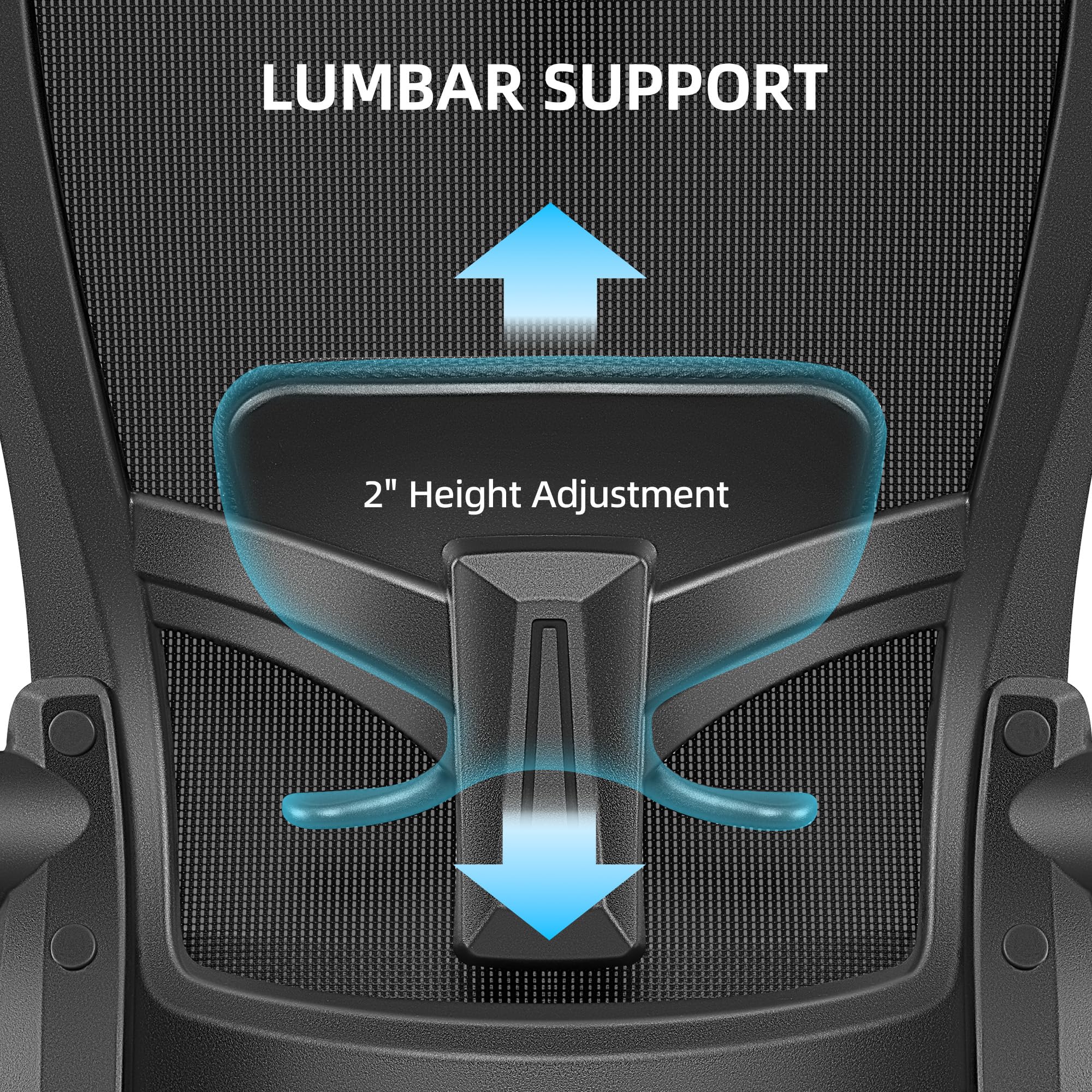 FelixKing high back desk chair with adjustable headrest supports neck comfort.