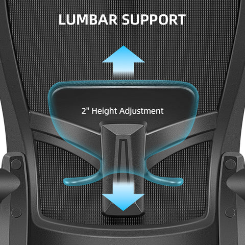 FelixKing high back desk chair with adjustable headrest supports neck comfort.