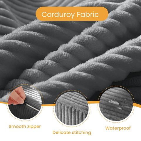 Feliz Home 5-inch plush mattress thickness viewed in profile