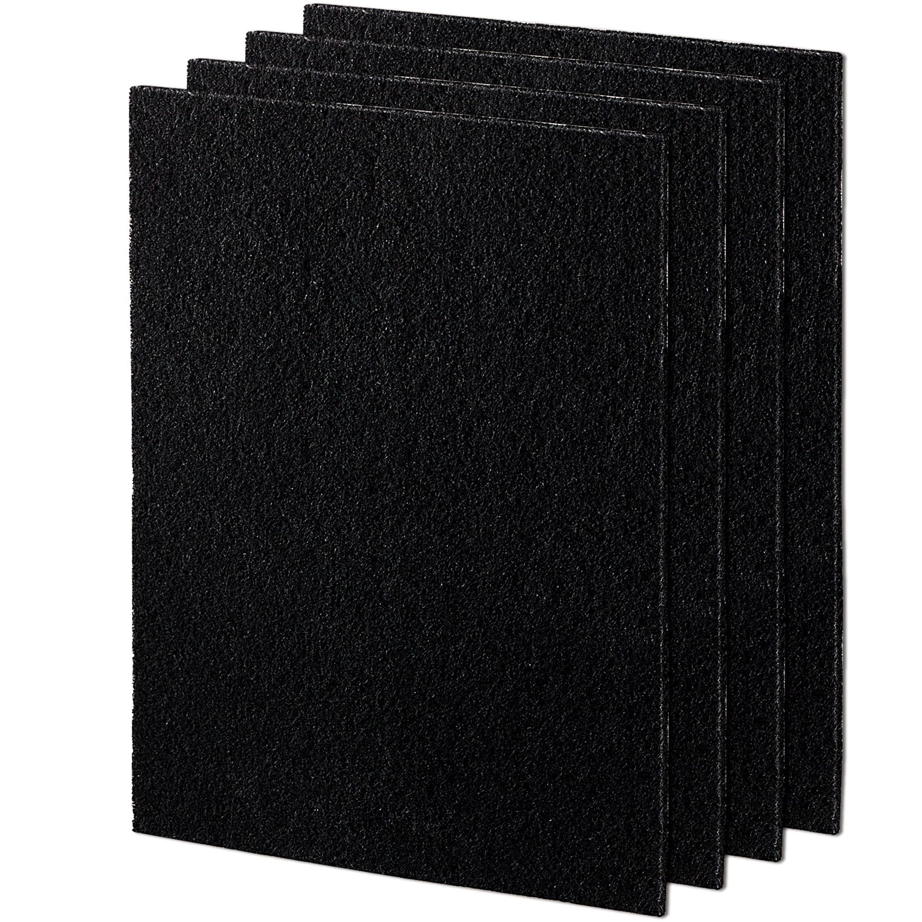 Fellowes carbon filter packaging showing contents for easy replacement