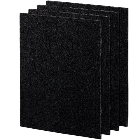 Fellowes carbon filter packaging showing contents for easy replacement