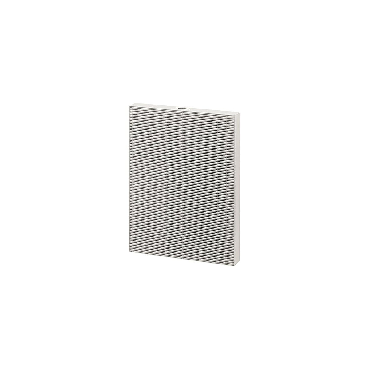 Fellowes AeraMax true HEPA filter captures 99.97% of 0.3 micron particles.