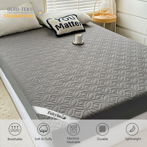 FELTYBED easy-care protector is machine washable and durable