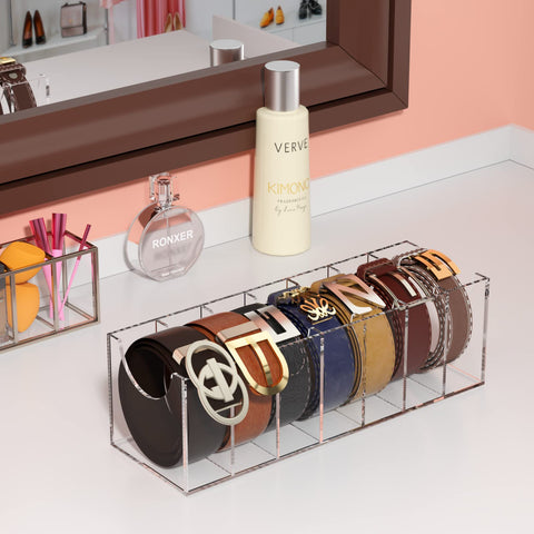 FEMELI belt organizer arrives gift-ready for organized spaces