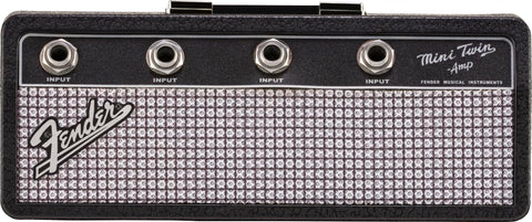 Close-up of authentic amp grill cloth on the Fender Jack Rack Small.