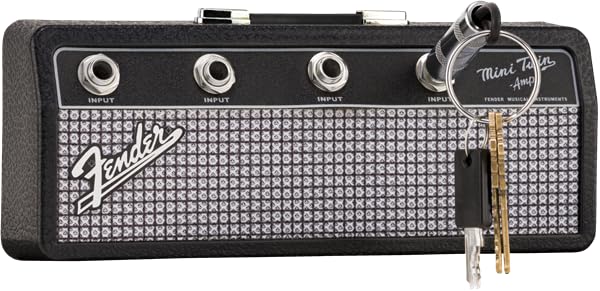 Brushed metal Fender logo on the Jack Rack Small adds premium note.