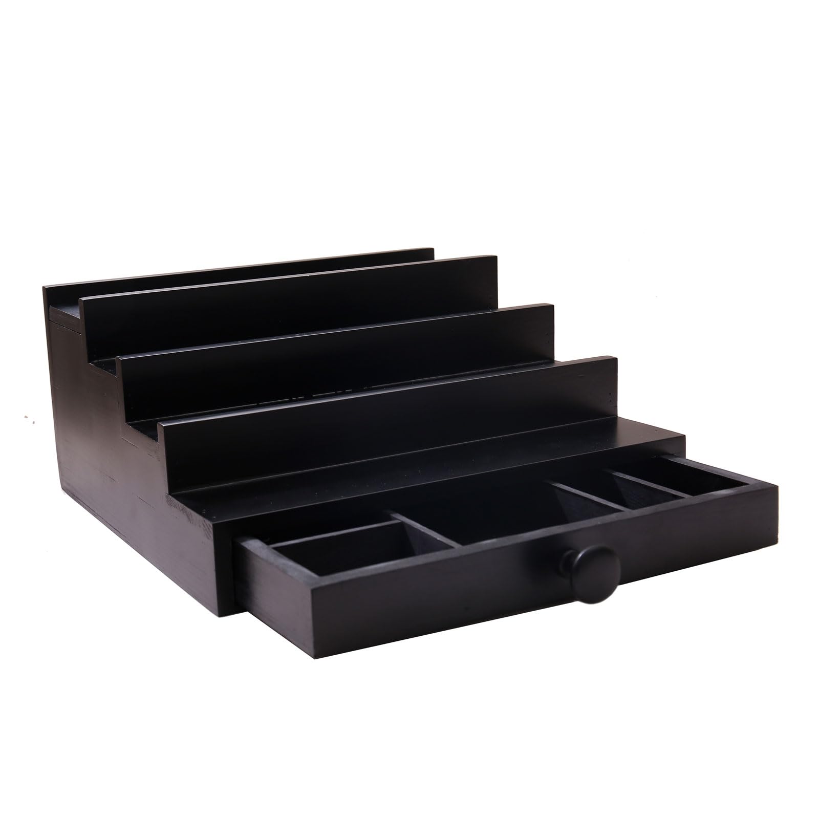Fengligoo Black Cologne Organizer packaged in a gift box for occasions.