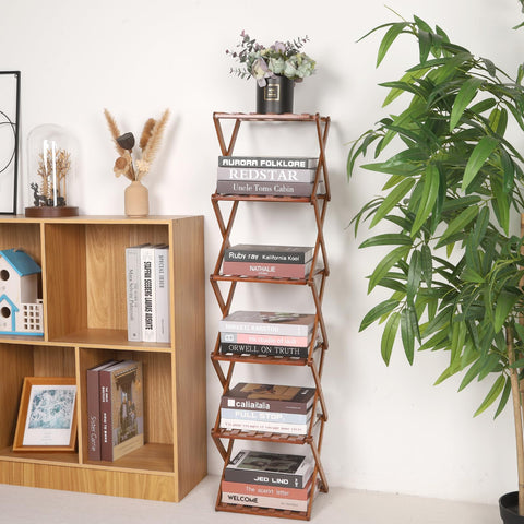 Fengzhizhu 6-tier organizer fits tight corners in entryways, bedrooms, and hallways