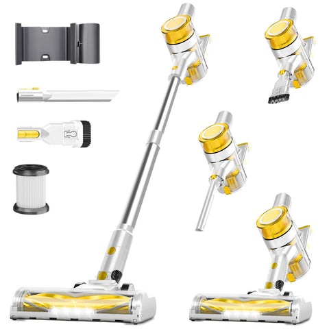 fenhua cordless vacuum with LED display shows status at a glance